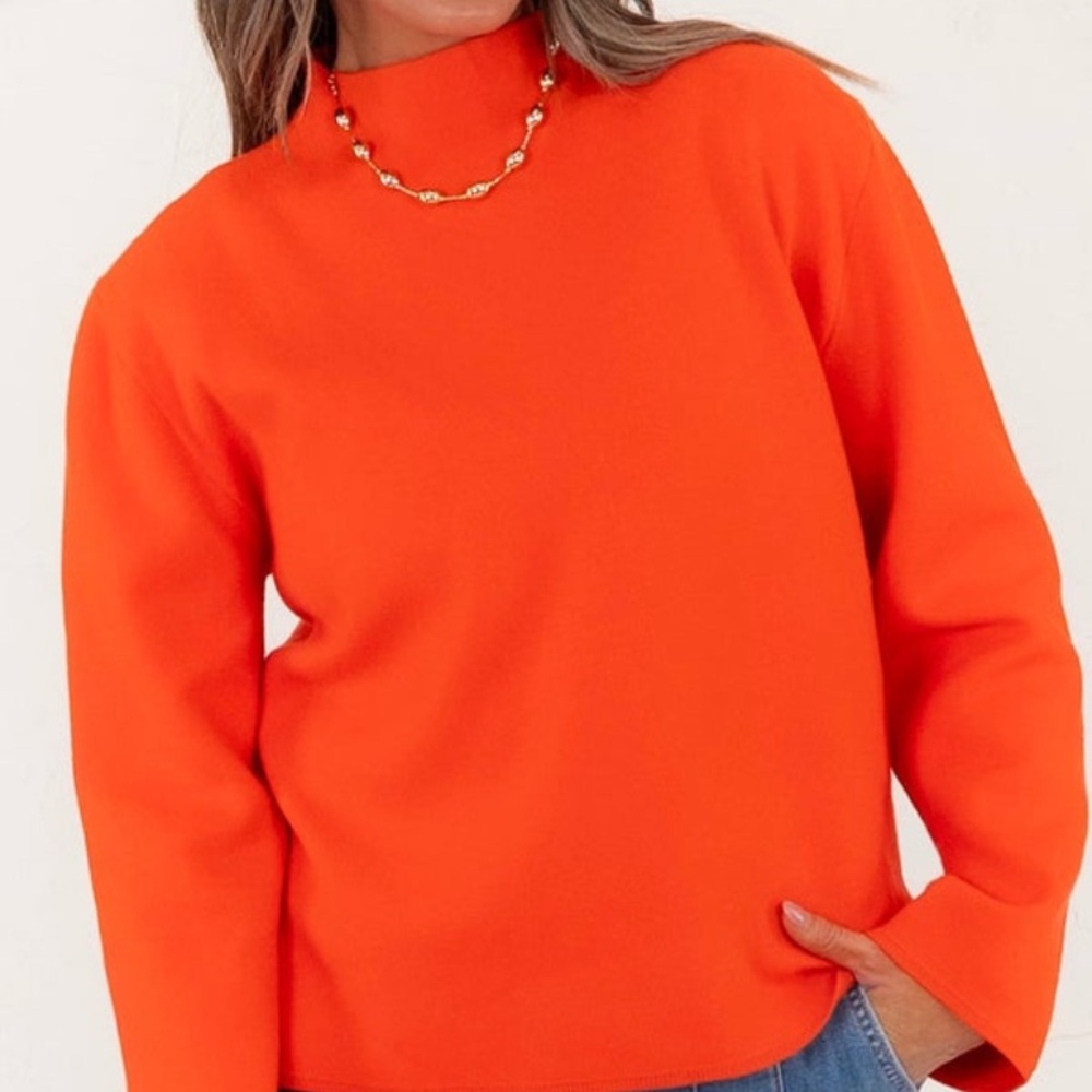 Red orange sweater - Picture 2 of 5